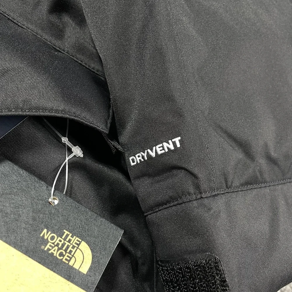 The North Face Coat Mens‎ Large Black Bedford Down Parka DryVent Faux Fur Hood